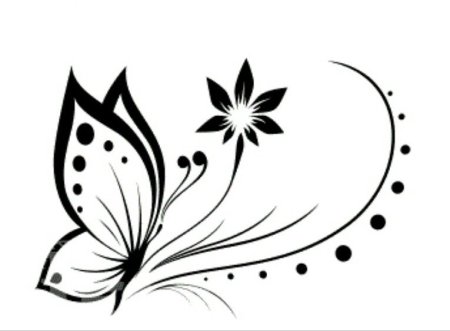 Узоры цветов для рисования легкие