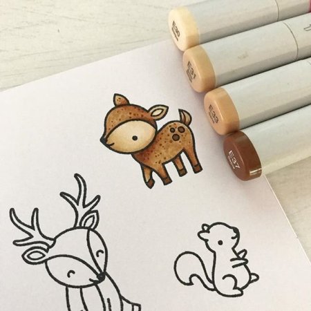 Рисунки для срисовки лёгкие фломастером