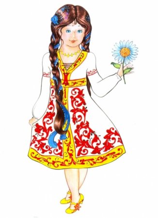 Платье с вырезом Кармен Бурда