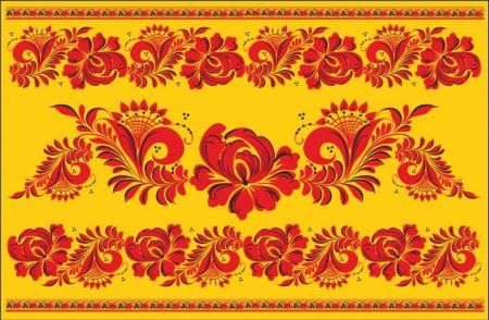 Русские народные росписи Хохломская