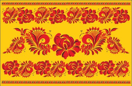 Русские народные росписи Хохломская