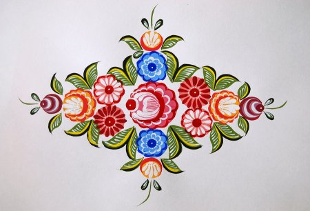 Хохломская Городецкая