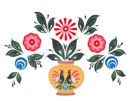 Русские росписи Городецкая