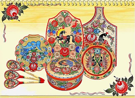 Русские народные промыслы Городецкая роспись