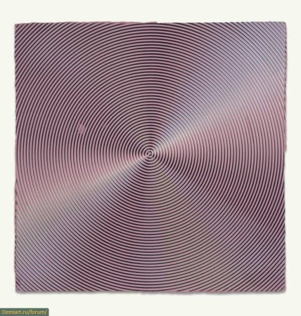 Moire patterns concentric