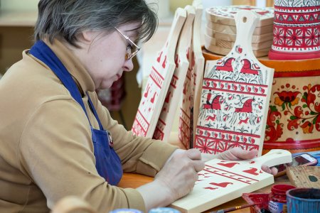 Иван Фатьянов Мезенская роспись