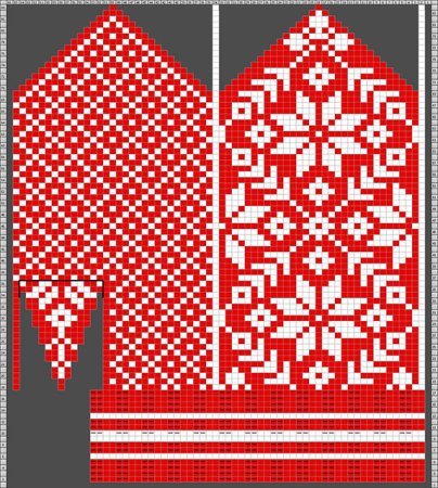 Орнаменты для рукавиц