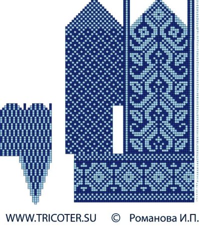 Ирина Романова жаккардовые варежки