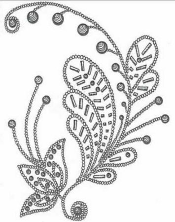 Узоры для вышивки бисером на одежде