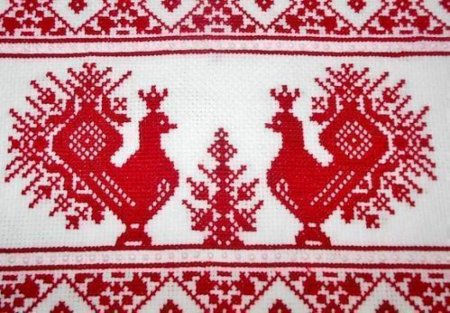 Обережная вышивка славян Макошь схема