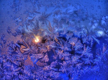 Морозное окно