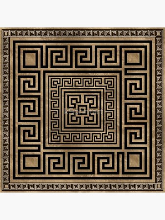 Древнегреческий орнамент Меандр