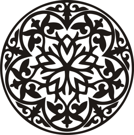 Круглый узор
