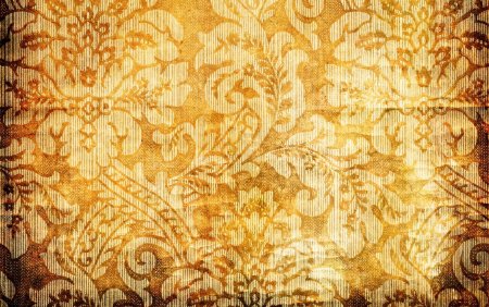 Коричневая ткань с золотом