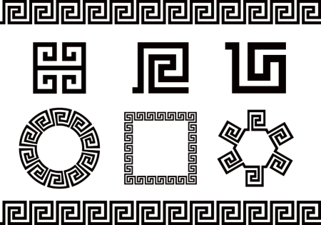 Декор Golden Tile Meander 2а1810 розетка бежевый