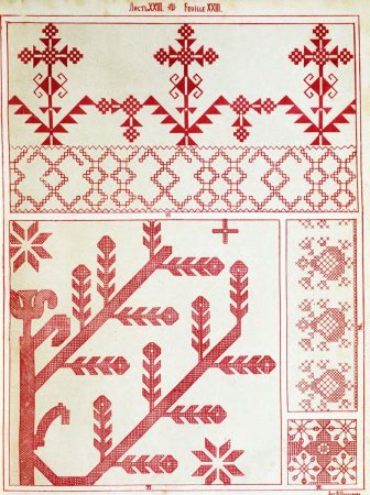 Старинная русская вышивка