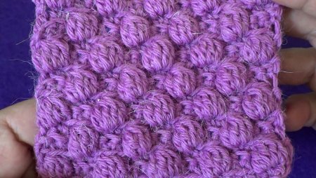 Вязание спицами узор шишечки