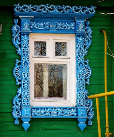 Наличник окна русской избы