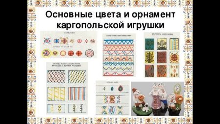 Каргопольские узоры элементы росписи