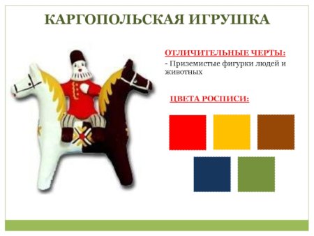 Каргопольская роспись элементы росписи