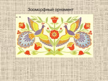 Виды орнамента животный