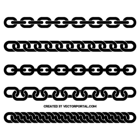 Трафарет цепи