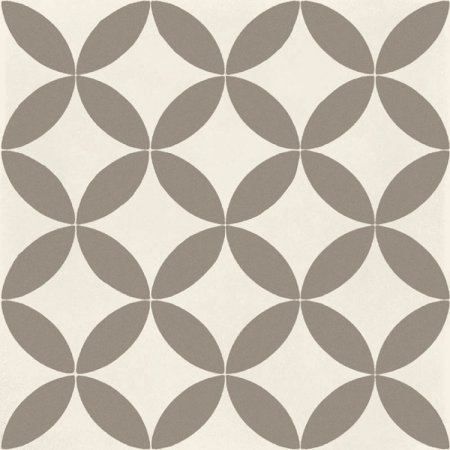 Mayolica District circles Silver Grey 20*20