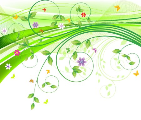 Зеленый узор