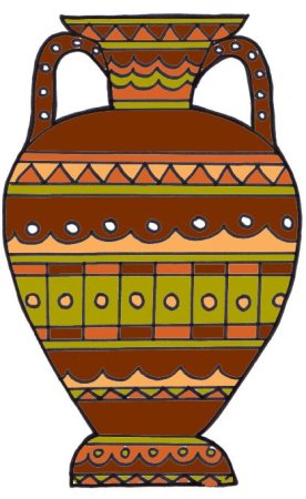 Раскраска Гжель старшая группа