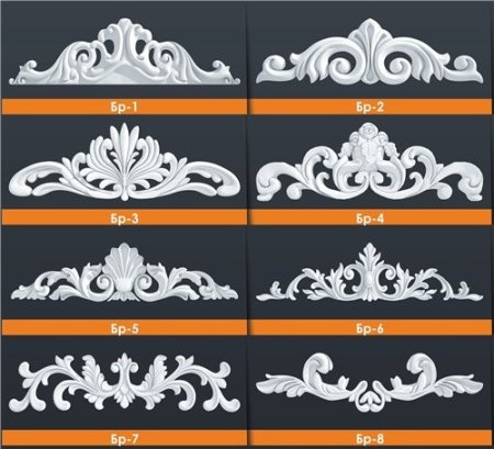 Орнаменты из пенополистирола