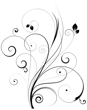 Линия с завитками