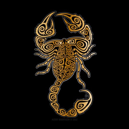 Кельтский узор скорпион (47 фото)