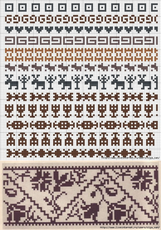 Жаккардовые узоры