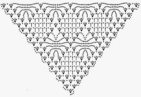 Crochet Shawl схема