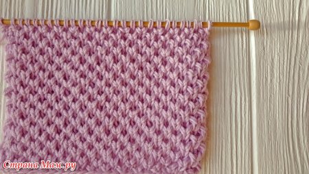 Легкий и эффектный узор мелкие соты