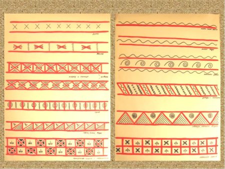 Мезенская роспись символы неба