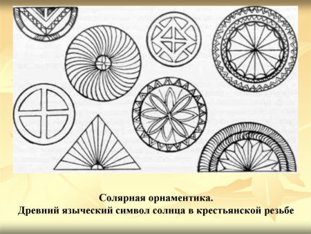 Солярные орнаменты древних славян