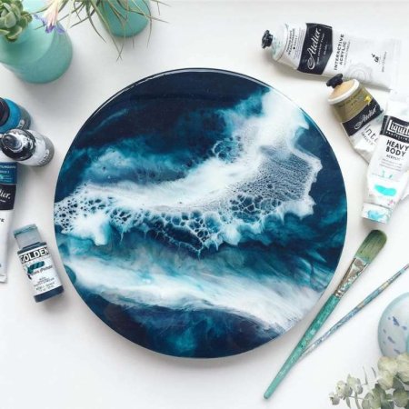 Море эпоксидной смолой Resin Art