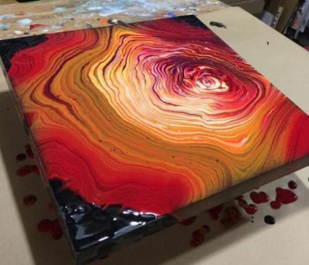 Рисование эпоксидной смолой