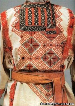 Расшитая рубаха на Руси на Руси