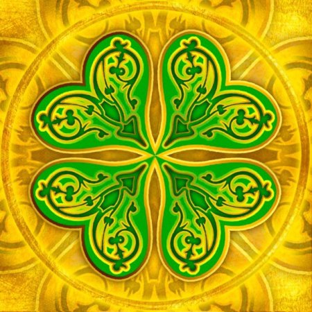 Мандала счастливый Клевер