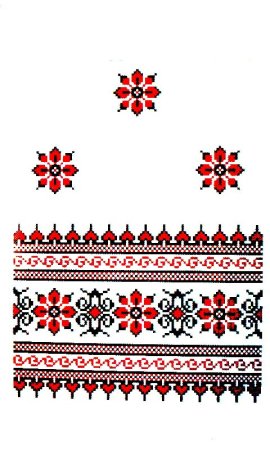 Узоры на полотенце