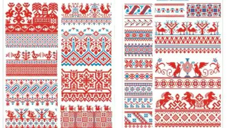 Русская народная вышивка рисунок карандашом