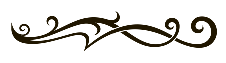 Красивый Вензель на прозрачном фоне