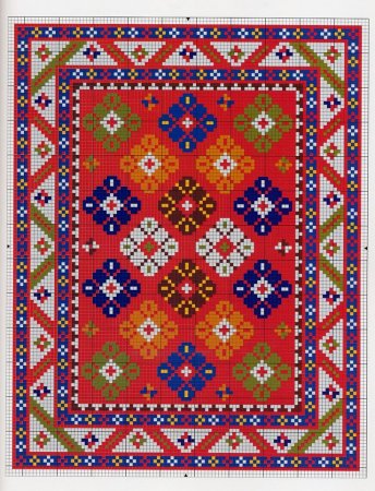 Хакасский орнамент трафарет