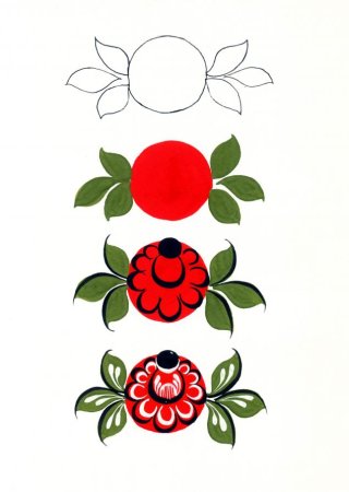 Городецкая роспись