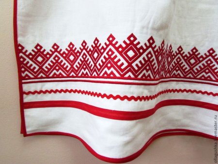 Русская народная вышивка на одежде
