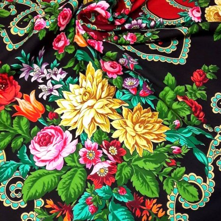 Павлопосадские платки цыганка аза