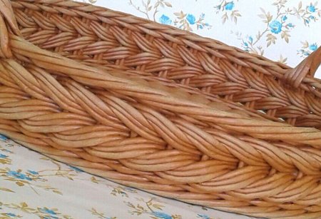 Косичка из бумажных трубочек