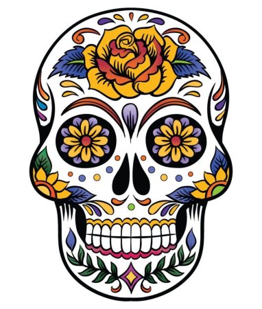 Dia de muertos арт